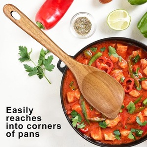 Cuchara de Té de Madera Ecológica Hecha a Mano con Logotipo Personalizado, Cuchara Medidora de Azúcar para Fiestas, Herramienta de Cocina Ligera - Product Image 4