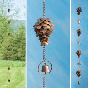 Chaîne de pluie décorative moderne pour espaces extérieurs élégants - Product Image 4
