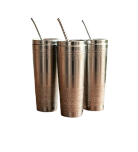 แก้วสแตนเลสเคลือบทองแบบตอกลาย สำหรับเครื่องดื่มเบียร์ วอดก้า มอสโกมิวล์ - Product Image 5