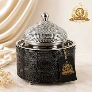 Luxury Copper Moroccan Tagine Hotpot Food Warmer <b>Chafing</b> <b>Dish</b> <b>Buffet</b> Server Pot Casserole <b>Set</b> For Hotel Supply Wholesale - Product Image 6