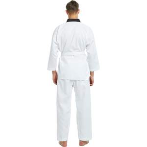2025 personnalisé WTF Style Taekwondo uniforme enfants et adultes TKD Dobok avec Logo imprimé et ceinture pour combinaison d'entraînement d'arts martiaux - Product Image 1