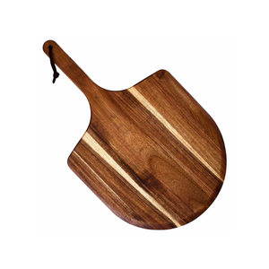 Planche à pizza en bois d'acacia naturel de haute qualité avec poignée, plateau de service pour la cuisine, en provenance du Vietnam - Product Image 1