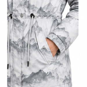 Chaqueta Parka Casual de Invierno para Mujer, Corte Regular, con Capucha y Forro Acolchado Cálido y Cómodo para el Uso Diario - Product Image 5