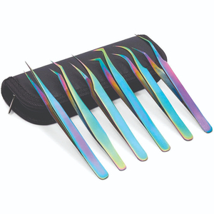 Pinzas para Pestañas de Papel Recubierto Personalizadas, Pinzas de Acero de Alta Calidad para Manicura, Pinzas de Belleza para Arte de Pestañas con Logotipo - Product Image 5