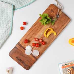 Plateau de service décoratif en bois au prix le plus bas pour restaurants et mariages, design moderne, compatible lave-vaisselle, plateaux de luxe personnalisables - Product Image 5