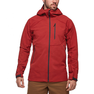 Nouvelle veste softshell d'hiver à capuche en toile au design tendance avec fermeture éclair, service OEM et traitement fini - Product Image 3