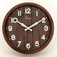 Horloge murale mécanique en bois au design unique avec affichage à aiguilles pour salon et décorations de mariage