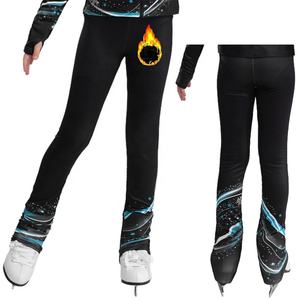 Leggings imprimés élégants pour filles de 6 à 16 ans, vêtements de gymnastique, tenue de performance pour les compétitions, costume de danse, fabricant - Product Image 2