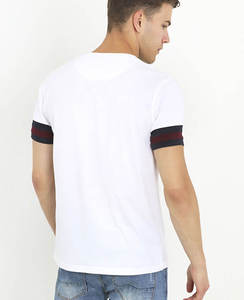 T-shirt unisexe décontracté 2-en-1 à manches courtes, personnalisable, en tissu jersey respirant, coupe classique, col rond, idéal pour la gym - Product Image 5