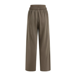 กางเกงวอร์มเอวยางยืดสำหรับผู้ชายผู้หญิงกางเกงวิ่งแบบหลวมขาตรงแบบผูกเชือก - Product Image 2