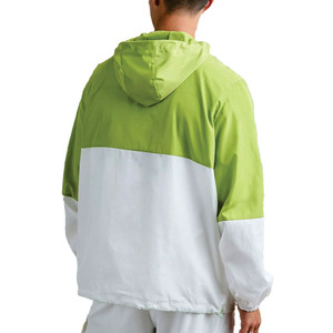 Wholesale High Quality Two Tone Nylon Windbreaker <b>Jackets</b> Custom logo Windbreaker Zip up Coat Popular Color Block <b>jacket</b> for <b>men</b> - Product Image 2