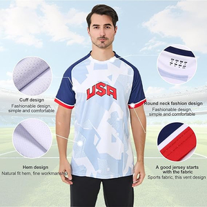 Quick Dry Football Jersey Personalized Soccer Jerseys for Men & Women, USA Football Sports Shirts Gift Football Shirt Sportswear - Product Image 4