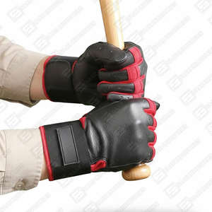 Guantes de Bateo de Béisbol de Cuero Cabretta, Guantes de Béisbol Profesionales Transpirables, Ligeros, Antideslizantes, Hechos a Medida para Mano Izquierda o Derecha - Product Image 6