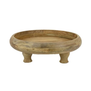 Bol sur piétement en bois conçu pour accompagner les repas quotidiens, avec une construction robuste et une utilisation durable à long terme - Product Image 3