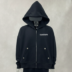 Wholesale men's everyday pullover hoodie with kangaroo pocket hoodie for bulk cotton hoodies - Product Image 2