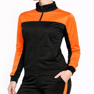Nouvel article : Survêtement élégant et uni pour femme, style streetwear, look sportif, écologique, coupe-vent, confortable, parfait pour la salle de sport et le jogging - Product Image 4