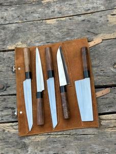 Handmade High Quality 5-Piece Stainless Steel Chef <b>Knives</b> Customized Handle <b>Sharp</b> Serrated Edge for Multi-Purpose Eco-Friendly - Product Image 1