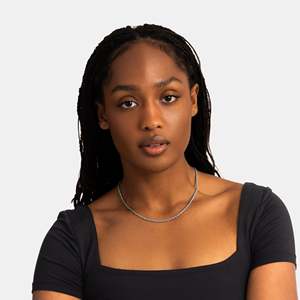 Classic 925 Silver <b>Rope</b> <b>Chain</b> Necklace Unisex Everyday Wear - Product Image 3