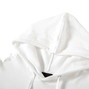 Sudadera 100% algodón para hombre y mujer, venta al por mayor, logotipo personalizado, hombros caídos, estilo urbano, sudaderas con capucha de felpa para unisex - Product Image 4