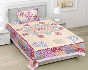 Juegos de cama con estampado indio, estampados a mano, de algodón puro, sábanas tamaño King y fundas de almohada, juego de sábanas 100% algodón - Product Image 2