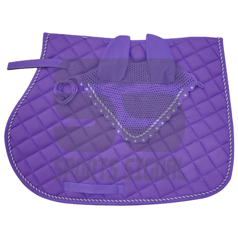 Horse Friendly Saddle Pad Top Quality Foam Filling Mesh Lining All Colors Available Custom Logo Dressage Saddle Pad