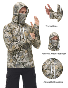 Manténgase abrigado con nuestras sudaderas de pesca premium, su compañero perfecto para cada temporada de invierno. Ropa para hombre, sudaderas con capucha para exteriores. - Product Image 1