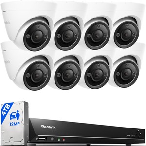 6CH 5MP Home Security <b>Camera</b> System, 8pcs Wired Outdoor PoE <b>IP</b> Cameras with Person/Vehicle/Pet Detection, 8MP 16CH NVR - Product Image 3