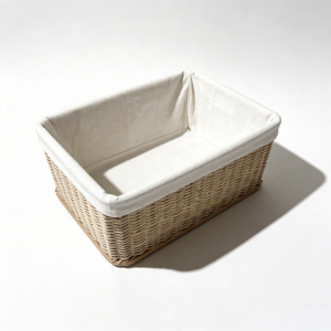 Cesta de Almacenamiento Tejida Elegante de Lea Design International con Forro de Tela Suave - Product Image 4
