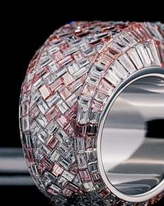 Anillo Cruzado de Lujo con Incrustaciones de Moissanita de 14 Quilates, Sin Níquel, Sin Plomo, Acabado en Oro y Plata, Joyería Hip Hop, Estilo Unisex Atrevido - Product Image 3