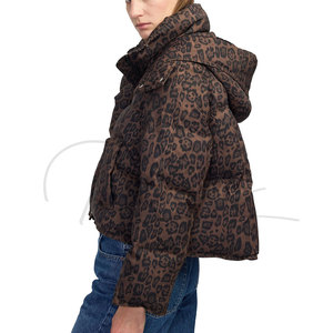 Chaquetas Acolchadas para Mujer, Más Vendidas, MOQ Bajo, Último Estilo, Chaqueta Larga Acolchada, Mangas Completas, Transpirable, Color Sólido - Product Image 1
