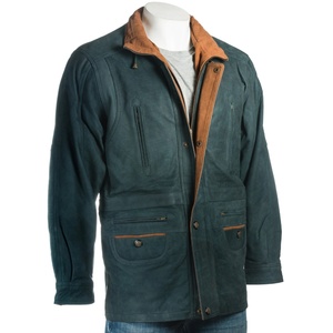 Winter <b>Jacket</b> Elegant Outdoor Winter Warm Thick <b>Sheepskin</b> Lamb Fur Long Shearling Leather <b>Jacket</b> For Men With Fur Design - Product Image 1