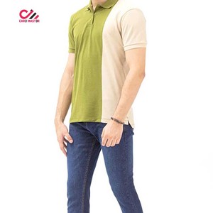 Chemises polo pour hommes en coton 100% avec logo brodé personnalisé tendance, logo brodé personnalisé, couleur unie, pour le golf et les affaires - Product Image 3