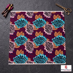 Wholesale Luxury African Ankara Wax Print Cotton Fabric Custom Textile OEM ODM Manufacturing Factory Export Supplier - Product Image 5