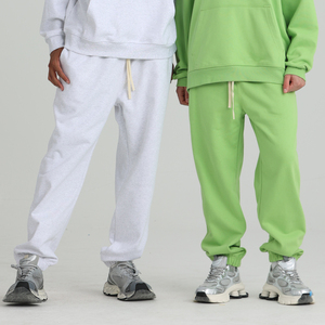 กางเกงลำลองขายาวผู้ชายทรงหลวมสีพื้นผ้าฟลีซสำหรับฤดูหนาวใส่กลางแจ้งเพื่อให้ความอบอุ่น - Product Image 2