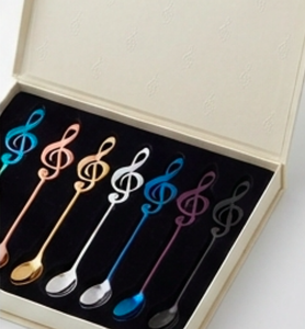 Musical Sign Multi <b>Coloured</b> Finished Cutlery <b>Set</b> Stylish And Unique Flatware Perfect For Dining Table Kitchen And Gifts - Product Image 6