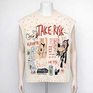 Gilet en coton graphique grande taille personnalisé de haute qualité, imprimé DTG, avec strass, style hip-hop, sans manches, coupe carrée, pour homme - Product Image 2