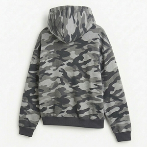 Sweat-shirt à capuche zippé pour homme, qualité supérieure, entièrement zippé, en molleton, avec broderie de logo personnalisé, marque privée, OEM, ODM, Manu - Product Image 6