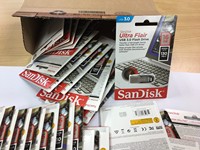 SanDisk Ultra Flair Flash Drive USB asli, Flash Drive USB dengan bahan plastik tahan lama 16GB 32GB 64GB kartu memori