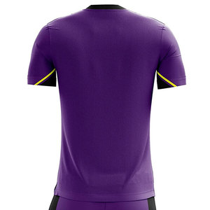 Unisex for Yellow Black Zulari Impex Custom Digital Printing 100% Cotton Breathable <b>Soccer</b> Jersey and Shorts Kit - Product Image 6