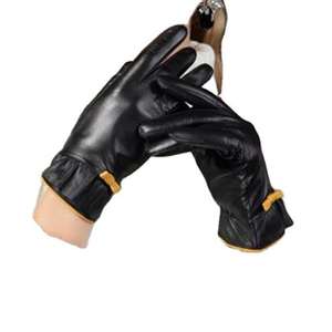 Gants longs en cuir de mouton, élégants, pour club, sur mesure, gants d'hiver en cuir de haute qualité - Product Image 1