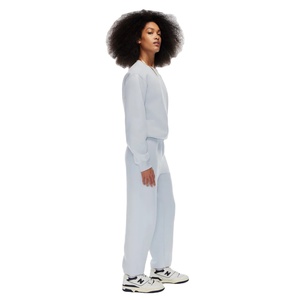 Sweat-shirt ras du cou personnalisé, en coton OEM, blanc, unisexe, grande taille, pour femmes, fabricants - Product Image 5
