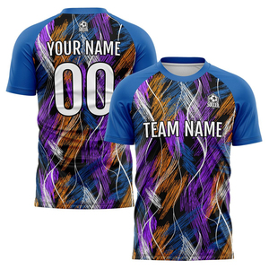 เสื้อฟุตบอลแบบซับลิเมชั่นสั่งทำพิเศษ คอวี แขนสั้น พิมพ์ลาย ระบายเหงื่อได้ดี สำหรับผู้ใหญ่ทุกเพศ เหมาะสำหรับทีม - Product Image 6