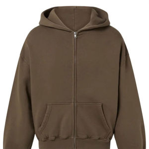 Sudadera con Capucha Blanca de Hombros Caídos con Logotipo Personalizado OEM, 100% Algodón, Sudadera Gruesa para Hombre, Diseño Liso Teñido para Invierno - Product Image 4