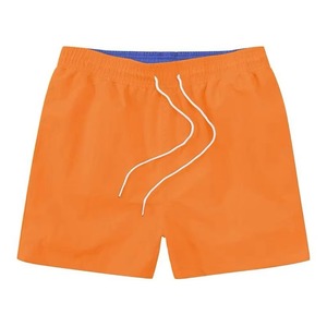Shorts de bain décontractés de luxe pour hommes, couleur unie, pour la plage, la gym, la course, séchage rapide, respirant, en toile, personnalisable - Product Image 3