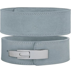 Ceinture de musculation personnalisable pour haltérophilie et powerlifting, protection professionnelle, respirante, coupe-vent, en cuir de vachette marron - Product Image 2