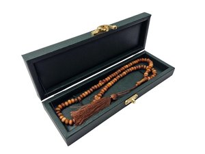 Tasbeeh de madera natural diseñado para la oración islámica diaria y el uso en Zikr. Tasbeeh de madera hecho a mano, diseñado para un uso suave y cómodo. - Product Image 2