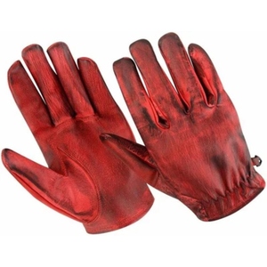 Guantes de Motocicleta de Cuero Encerado Resistentes, Unisex, con Costuras Reforzadas para Mayor Seguridad - Product Image 3