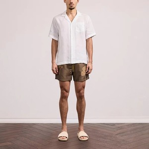 Custom Floral Print <b>Men</b> Swim <b>Trunks</b> Quick Dry Luxury Beach Shorts Casual Summer Board Shorts Resort Wear OEM Premium <b>Men</b> shorts - Product Image 4