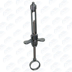 Jeringa de Aspiración Dental Manual de Acero Inoxidable de 1.8 ml con Certificación CE, Equipo Dental Profesional, Tipo Plegable, Mango de Plástico - Product Image 2