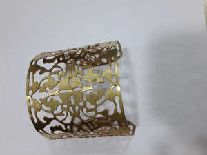 Nouveautés Bracelets en or massif 18 carats pour femmes Bijoux de mode de style ange minimaliste Bracelets en laiton massif Matériau en résine - Product Image 2